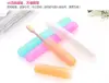 Portable travel toothbrush case, toothbrush cover, breathable toiletry toothbrush tube, toothbrush cup, protective box Item Picture